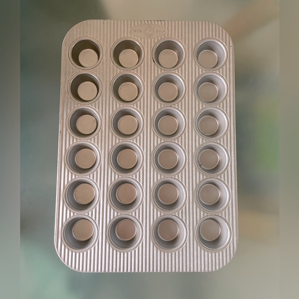 USA Pan Mini Muffin Pan, 24-Well, William Sonoma